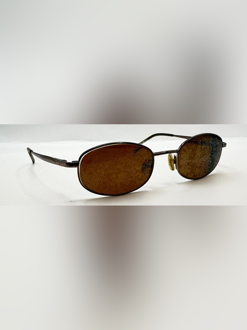 La Jolla Bronze Oval Metal Sunglasses Frames Only